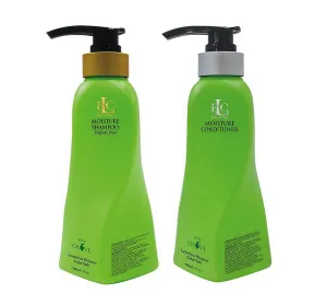 ELC Pure Olove Moisturizing Shampoo & Conditioner Featuring a Gute Cosmetic Travel Pouch (3 Piece Bundle) 12 oz each