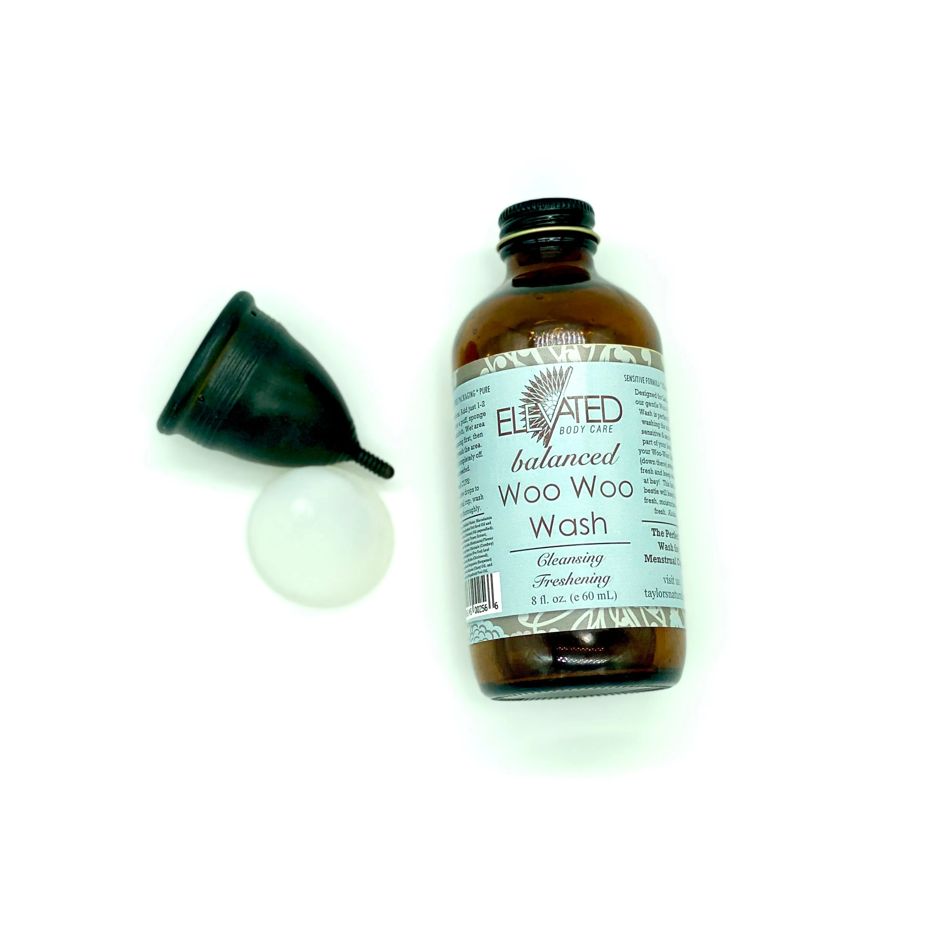ELEVATED - Woo Woo Wash * Natural Feminine Wash (Glass Bottle)