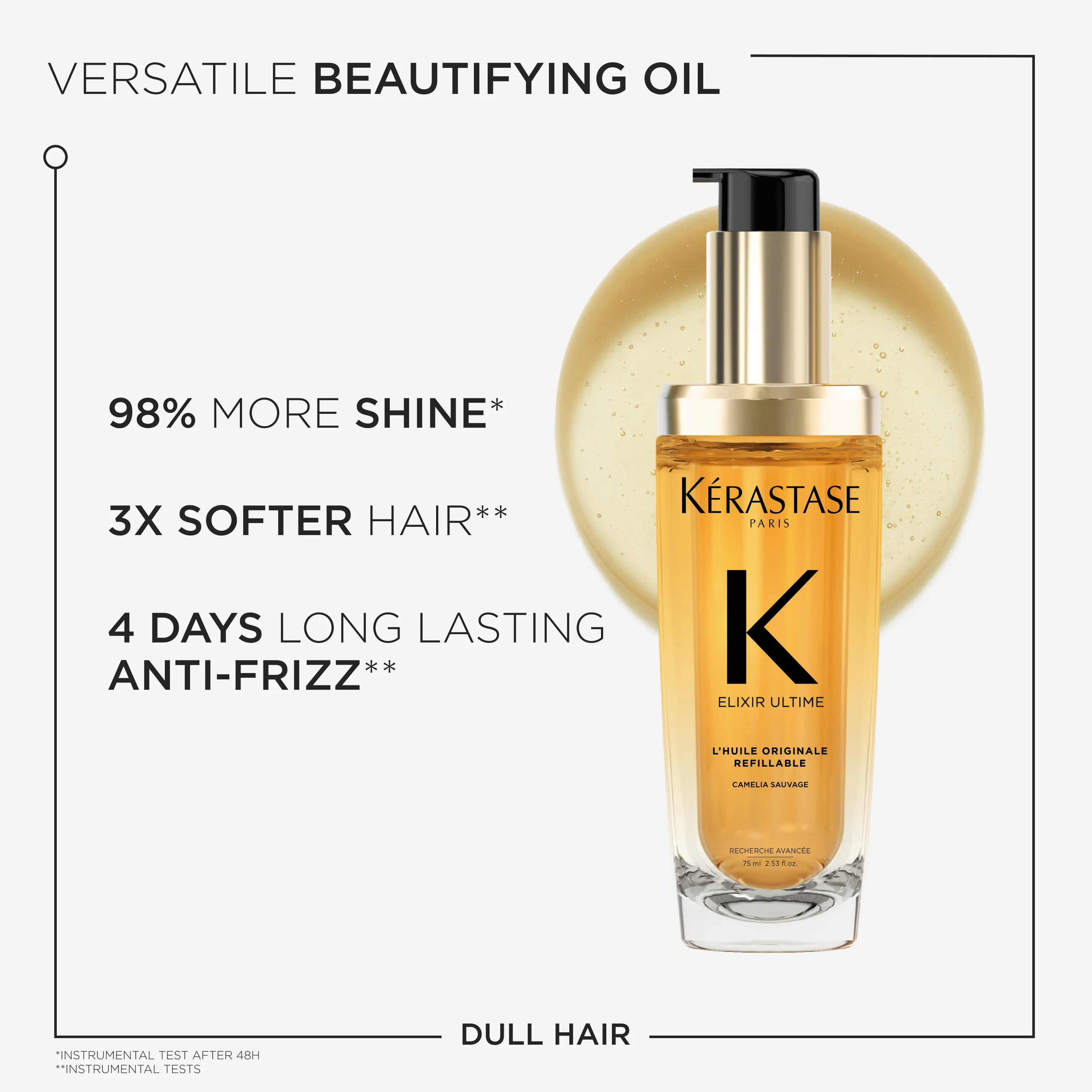 ELIXIR ULTIME L'HUILE ORIGINAL Refillable Hair Oil
