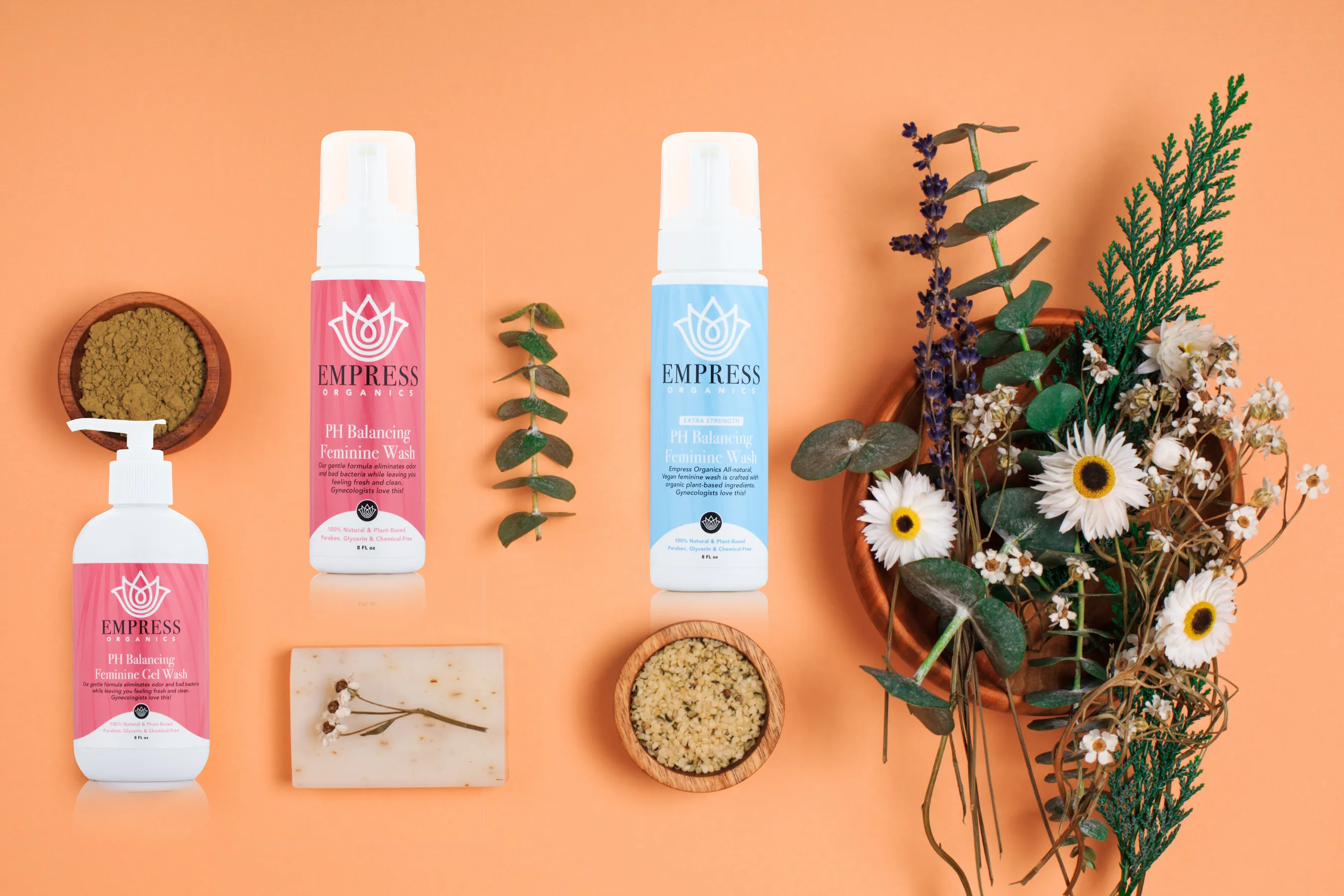 Empress Organics Feminine Wash Trio Gift Set