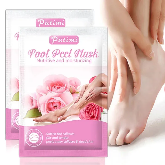Exfoliating Foot Socks for Pedicure, Sosu Peeling Socks for Women's Foot Care - Beautifying Foot Mask