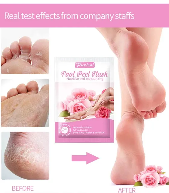 Exfoliating Foot Socks for Pedicure, Sosu Peeling Socks for Women's Foot Care - Beautifying Foot Mask