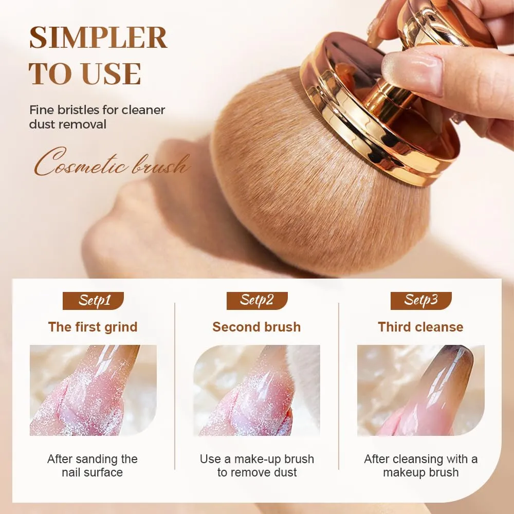 Extra Large Body Makeup Brush for Self Tanner, 2025 New 3 Inch Width Self Tanning Blend Brush, Oval Face Leg Makeup Brush for Foundation, self-tanners, Powder, Face and Body (2pc Gold)