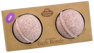 Fabulous Frannie Kid's Peace and Calm Natural, Handmade Bath Bomb Gift Set, Pure Essential Oil, Coconut Oil, Witch Hazel, Fizzies to Moisturize Skin, 2.5oz (Pack of 2)