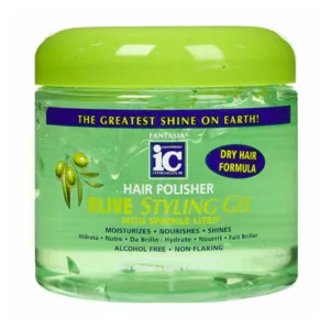 Fantasia IC Hair Polisher Olive Styling Gel 454g