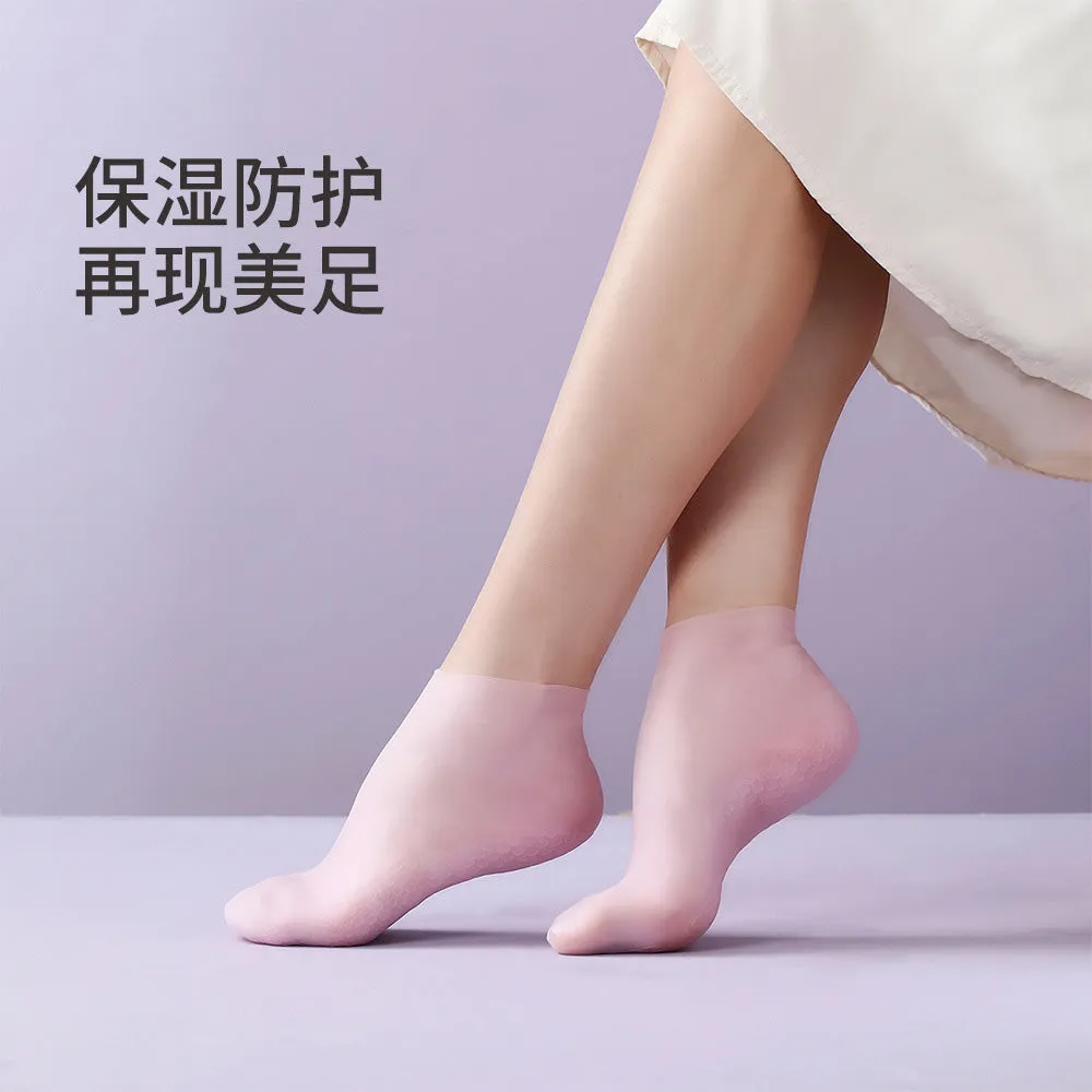 FaSoLa Protective Moisturising Socks in Pink