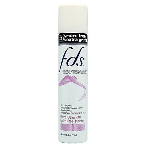 FDS Hypo-Allergenic Feminine Deodorant Spray 2oz