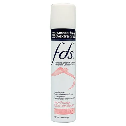 FDS Hypo-Allergenic Feminine Deodorant Spray 2oz