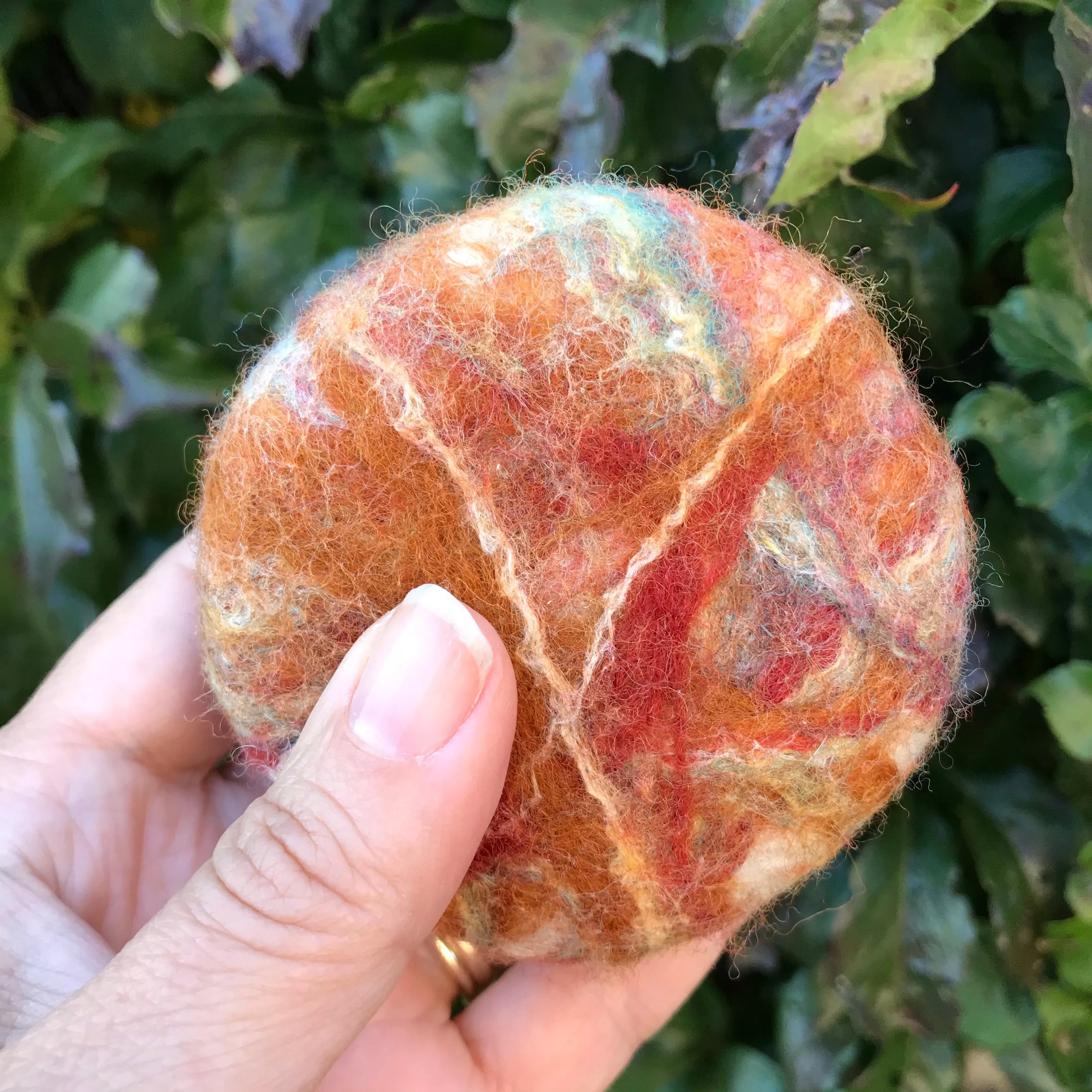 Felted Cider Soap