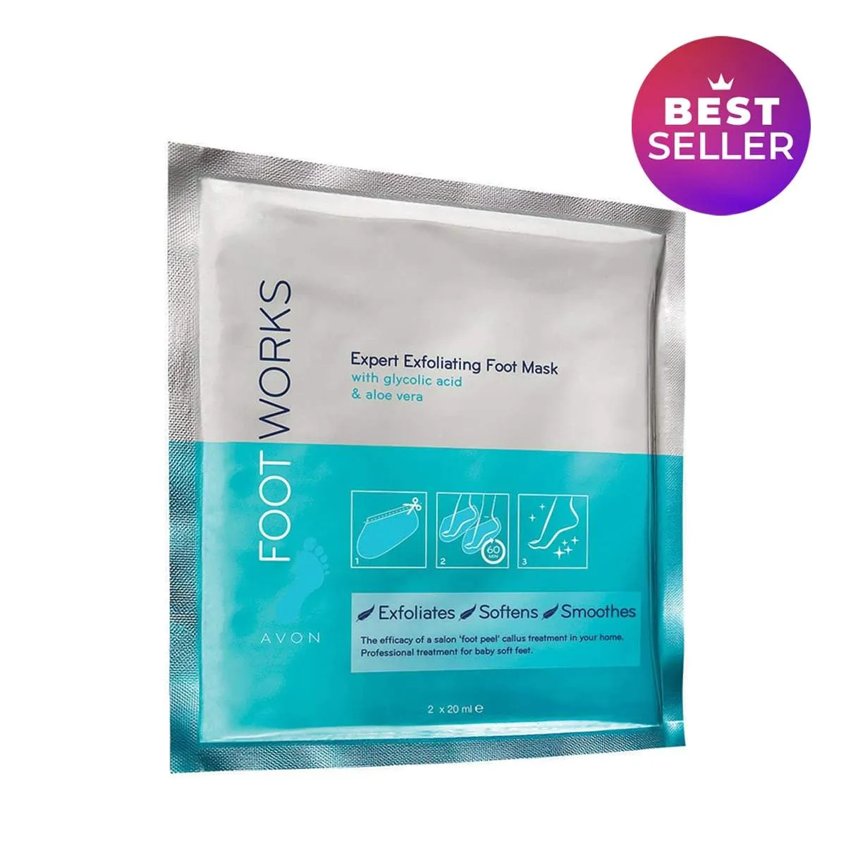 Foot Works Exfoliating Foot Mask Socks