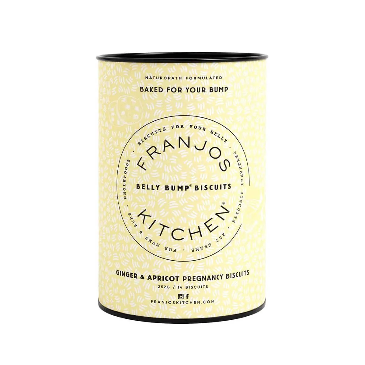 Franjos Kitchen Belly Bump Pregnancy Biscuits - Ginger   Apricot