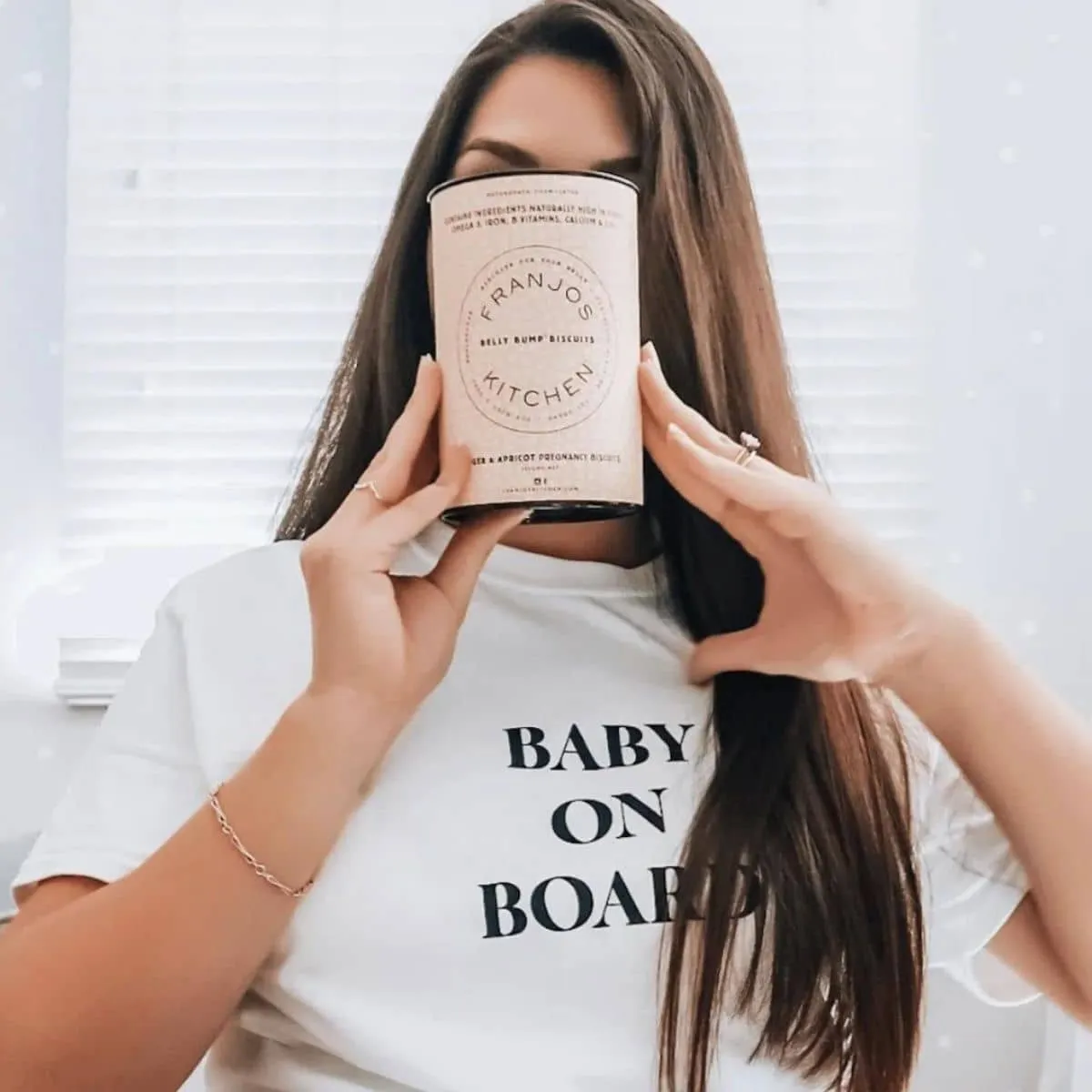 Franjos Kitchen Belly Bump Pregnancy Biscuits - Ginger   Apricot