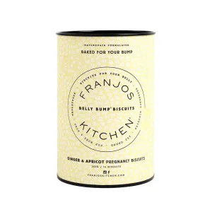 Franjos Kitchen Belly Bump Pregnancy Biscuits - Ginger   Apricot