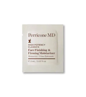 Free High Potency Classics Face Finishing & Firming Moisturizer Packet