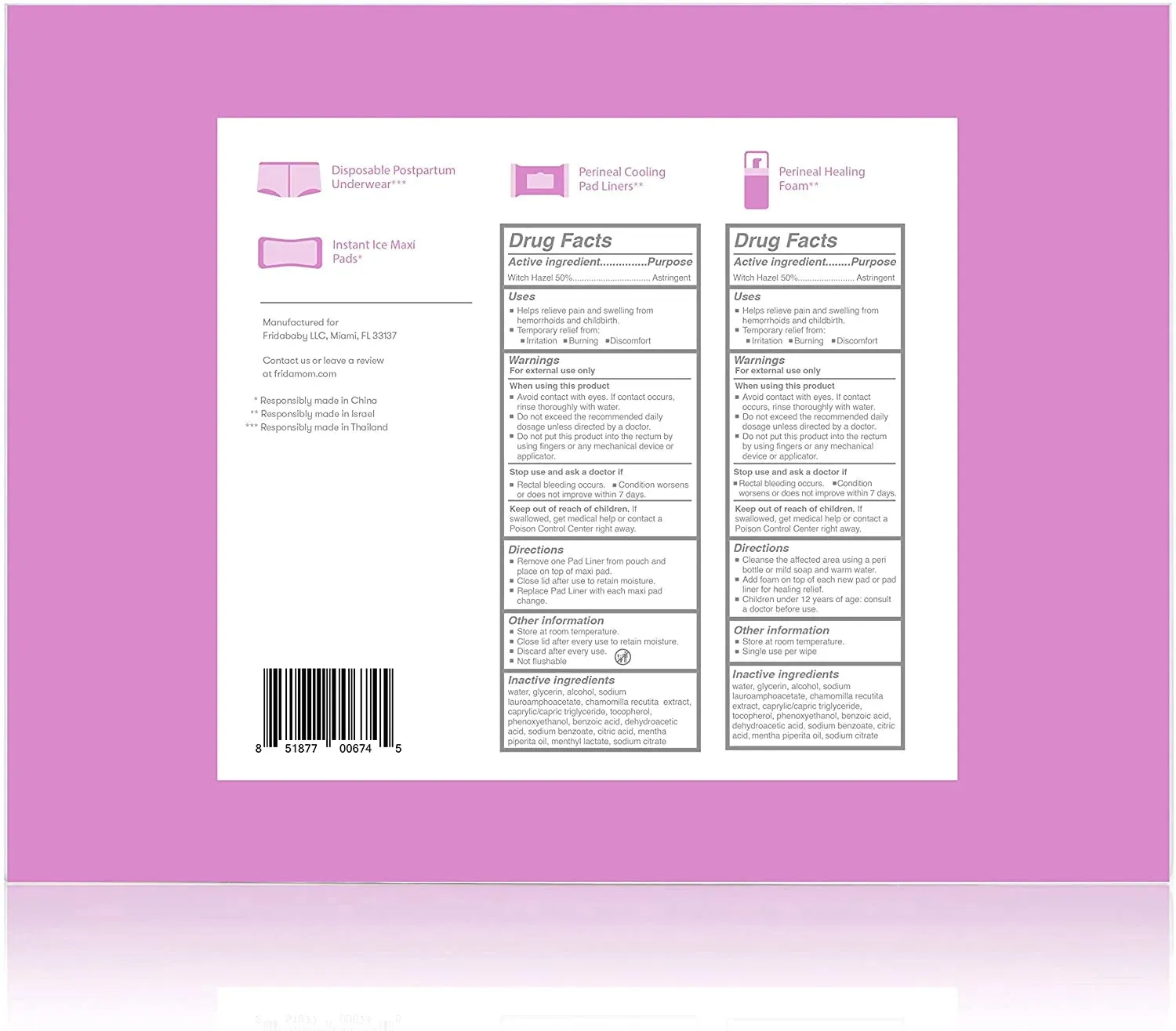 frida mom Postpartum Recovery Essentials Kit