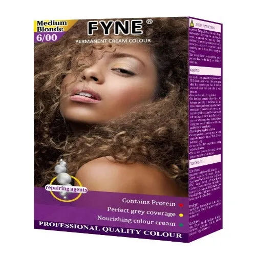 Fyne Permanent Cream Hair Colour - Vibrant, Long-Lasting Shades for Stunning Hair