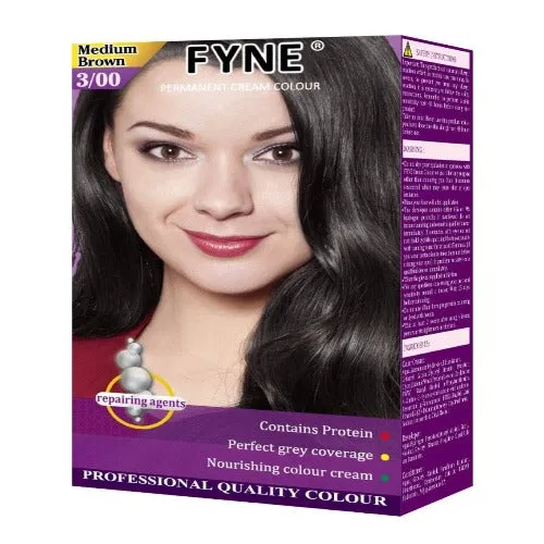 Fyne Permanent Cream Hair Colour - Vibrant, Long-Lasting Shades for Stunning Hair