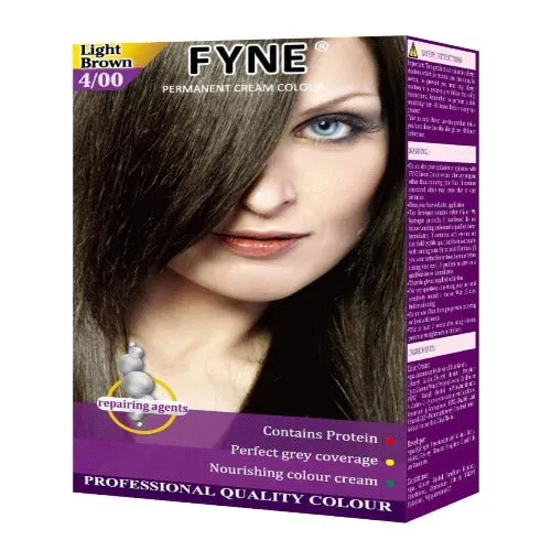 Fyne Permanent Cream Hair Colour - Vibrant, Long-Lasting Shades for Stunning Hair