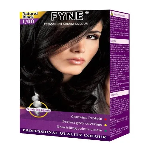 Fyne Permanent Cream Hair Colour - Vibrant, Long-Lasting Shades for Stunning Hair