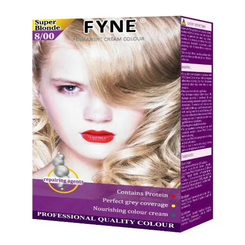 Fyne Permanent Cream Hair Colour - Vibrant, Long-Lasting Shades for Stunning Hair