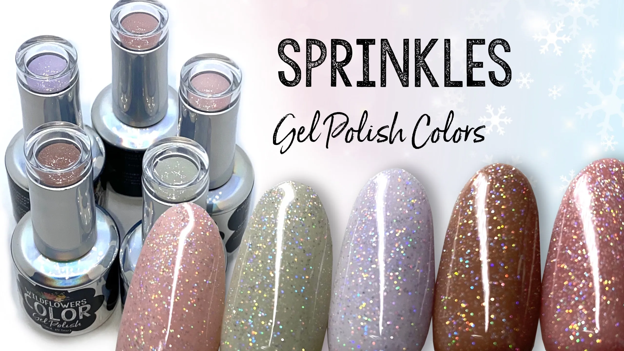 Gel Polish Sprinkles - Sage