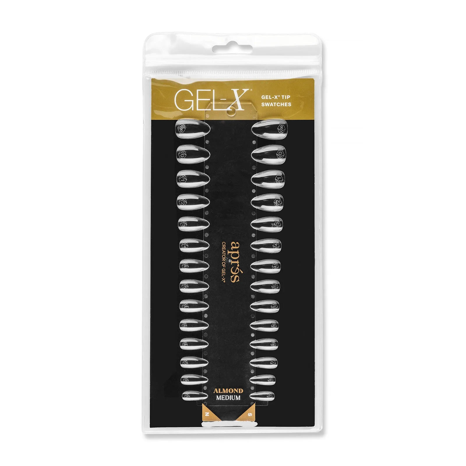 Gel-X Tip Swatch: Natural/Sculpted Round Long