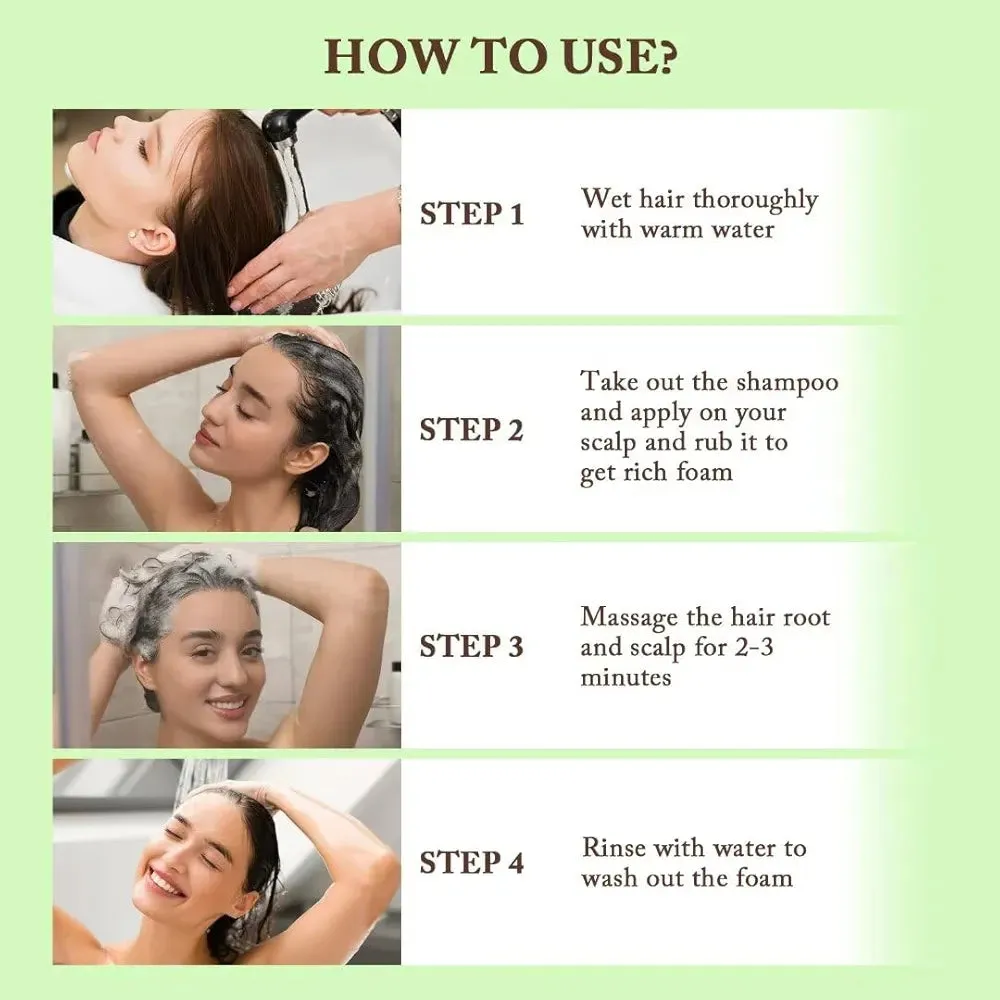 Ginger Plant Extract Convolute Anti-Hair Loss Shampoo