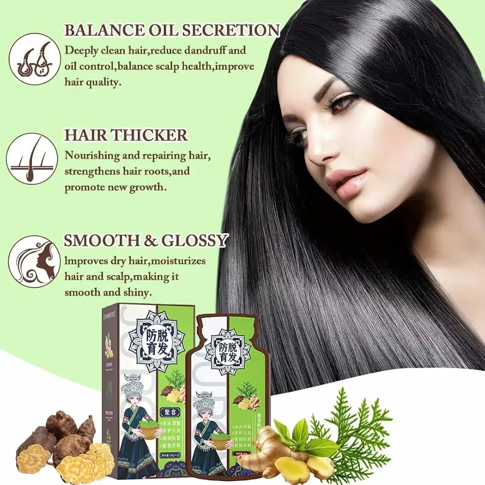 Ginger Plant Extract Convolute Anti-Hair Loss Shampoo
