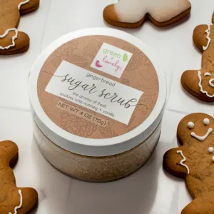 GINGERBREAD Sugar Scrub /// Scent of Cookies, Nutmeg, Vanilla, & Clove