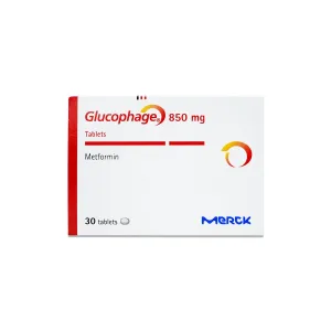 Glucophage 850 mg Tablets 30 Pieces