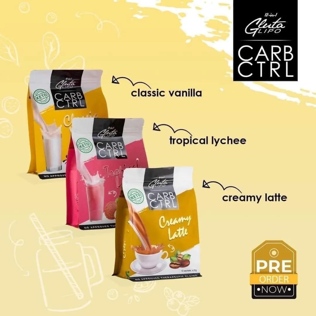 Gluta Lipo - CARB CTRL - Classic Vanilla 10 x 21g