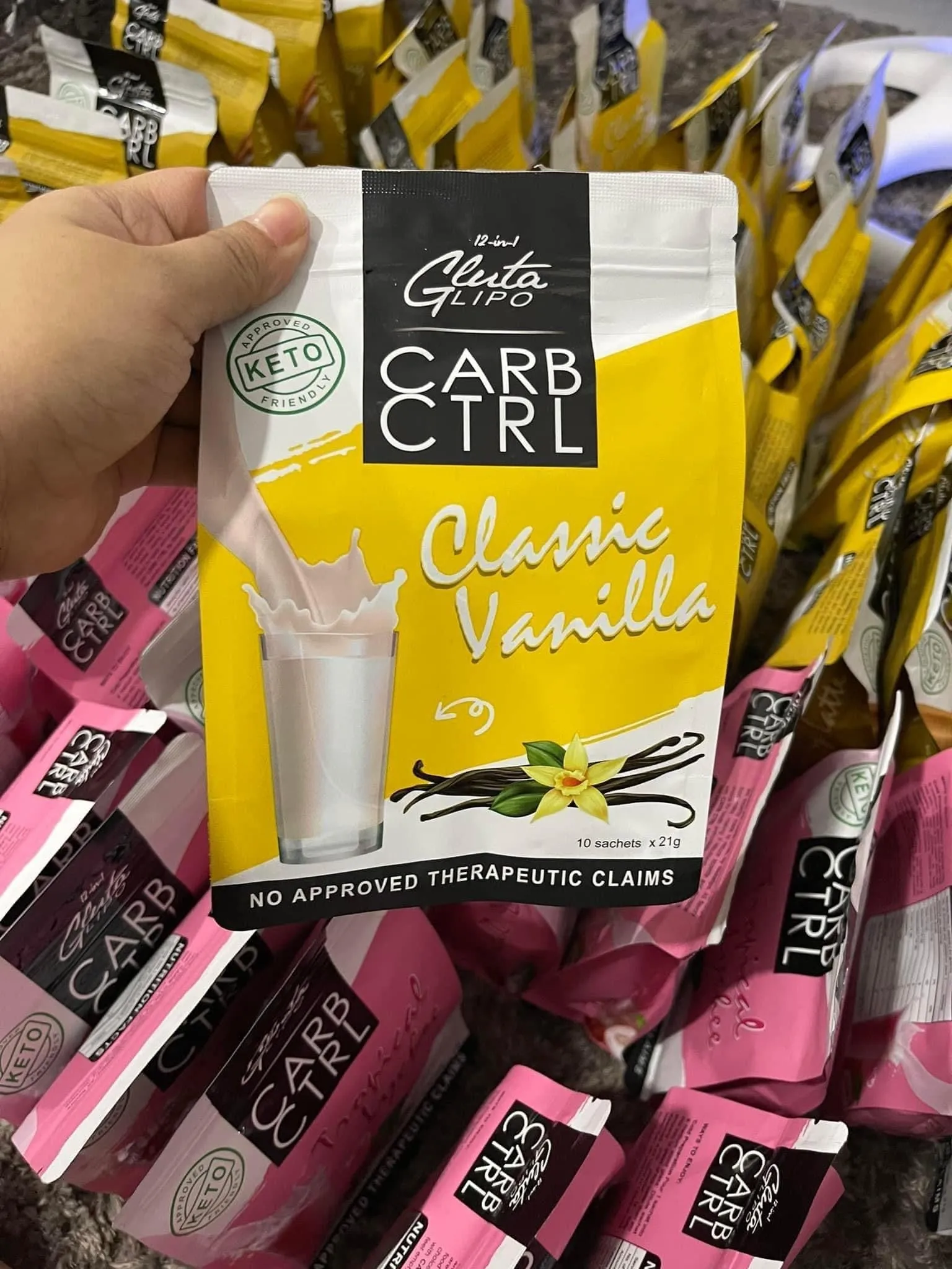 Gluta Lipo - CARB CTRL - Classic Vanilla 10 x 21g