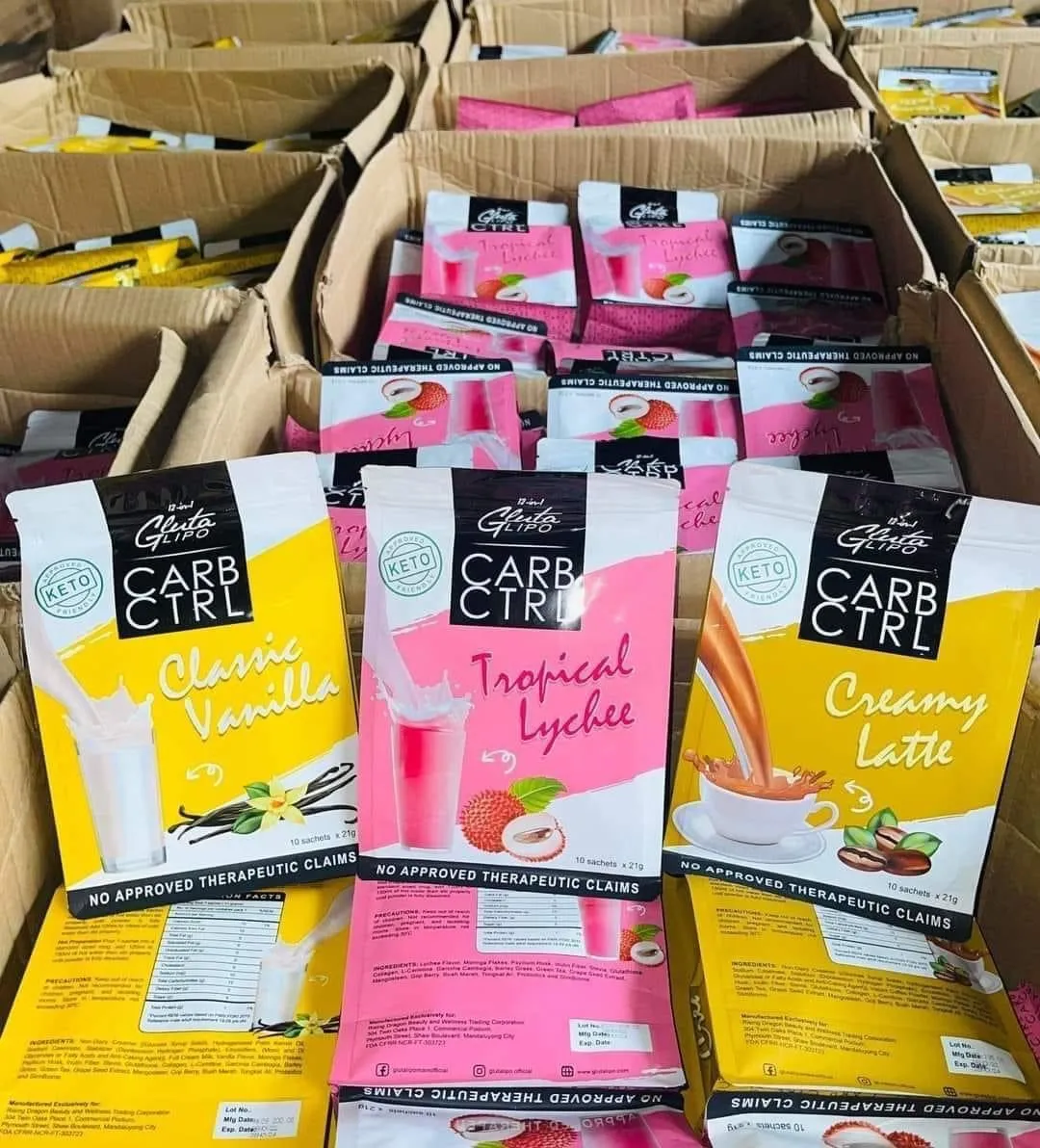 Gluta Lipo - CARB CTRL - Classic Vanilla 10 x 21g