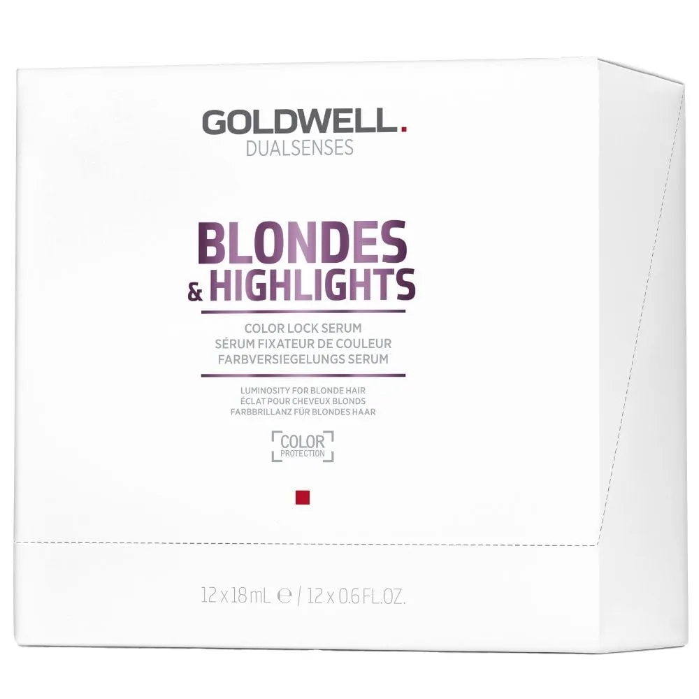 Goldwell DualSenses Blondes & Highlights Colour Lock Serum 12 x 18ml