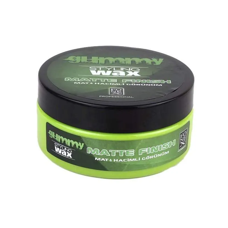 Gummy Styling Wax Matte Finish - lime green