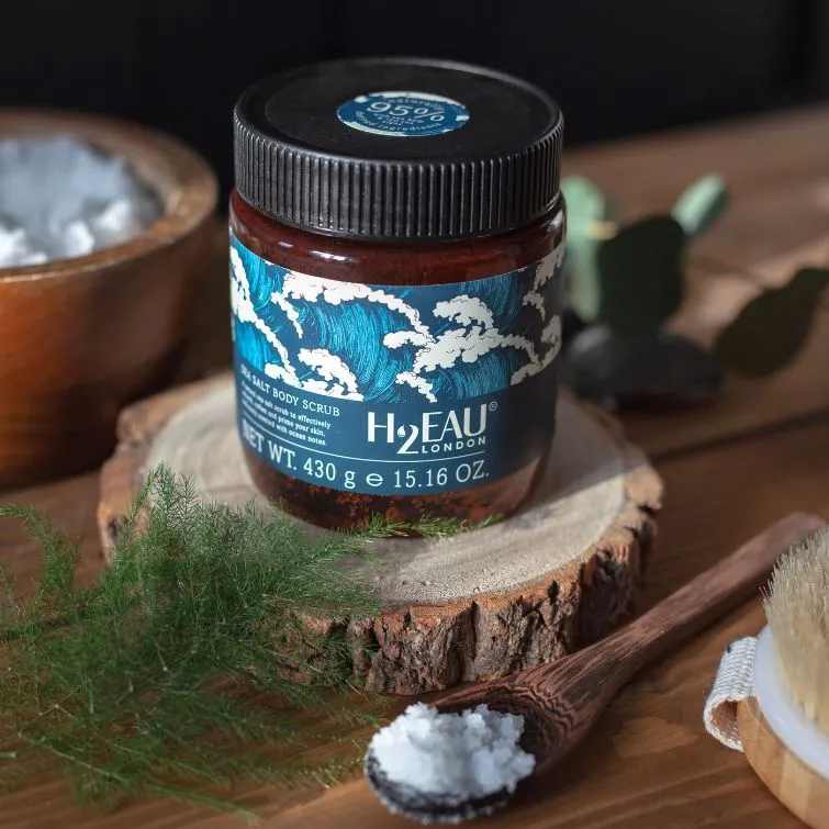 H2EAU Sea Salt Body Scrub 430g