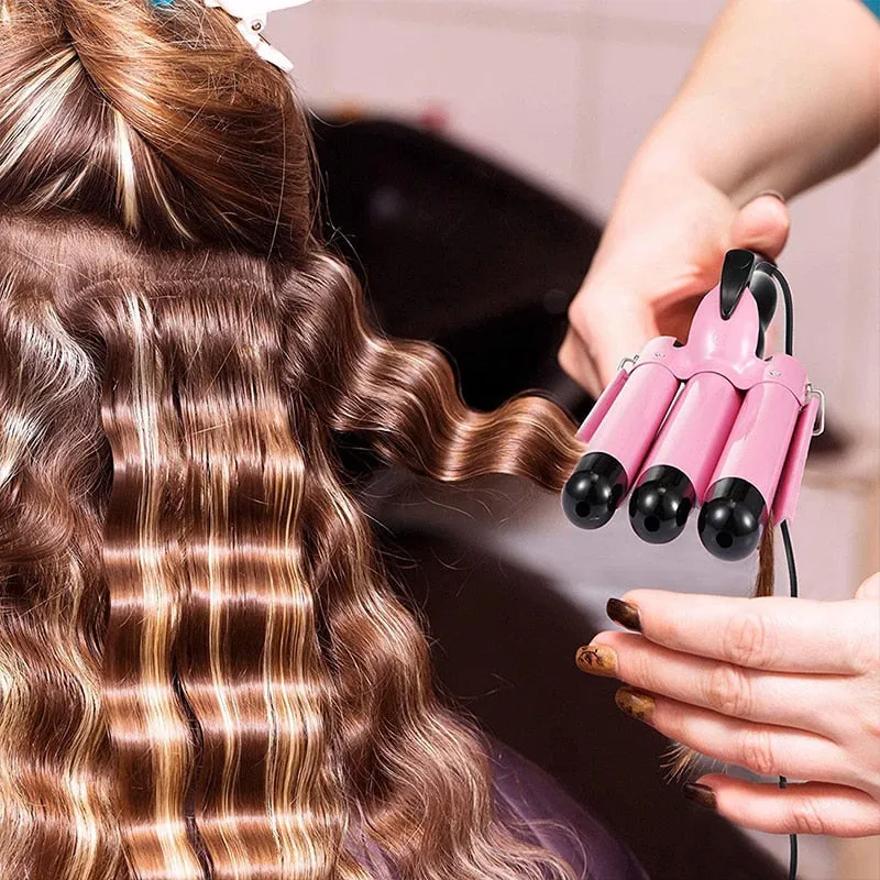 Hair Crimping Curling Iron