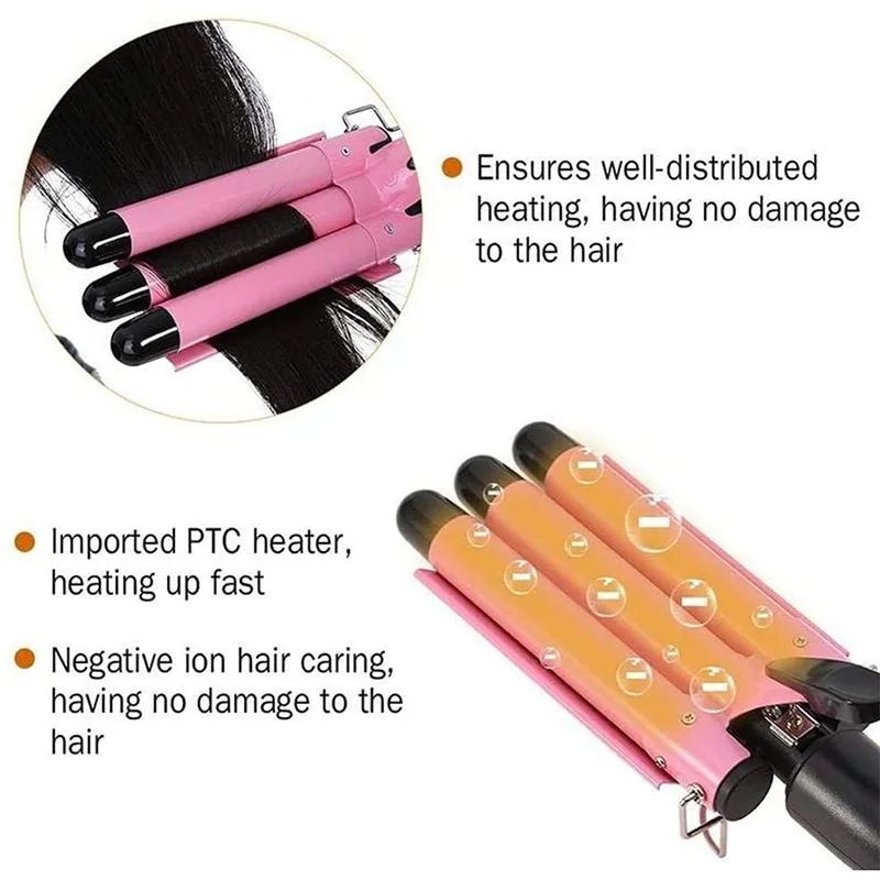 Hair Crimping Curling Iron
