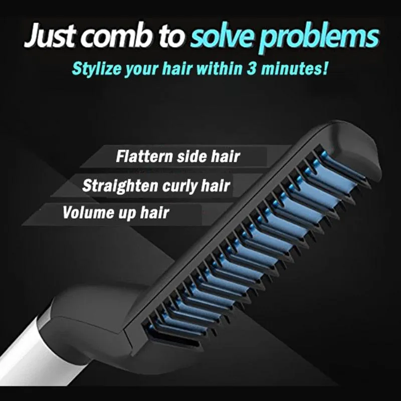 Hair Curling Brush Iron