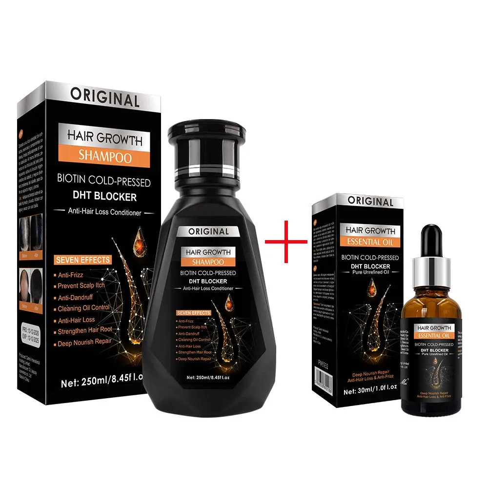 Hair Serum Essential with Biotin, DHT, Blocker and  Ginger