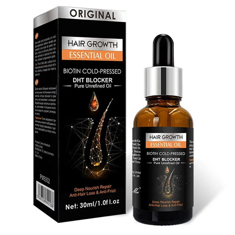 Hair Serum Essential with Biotin, DHT, Blocker and  Ginger
