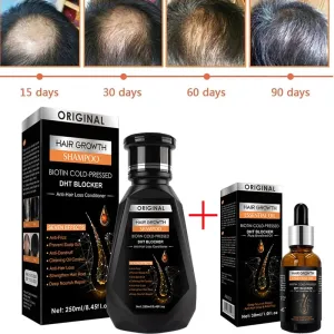 Hair Serum Essential with Biotin, DHT, Blocker and  Ginger