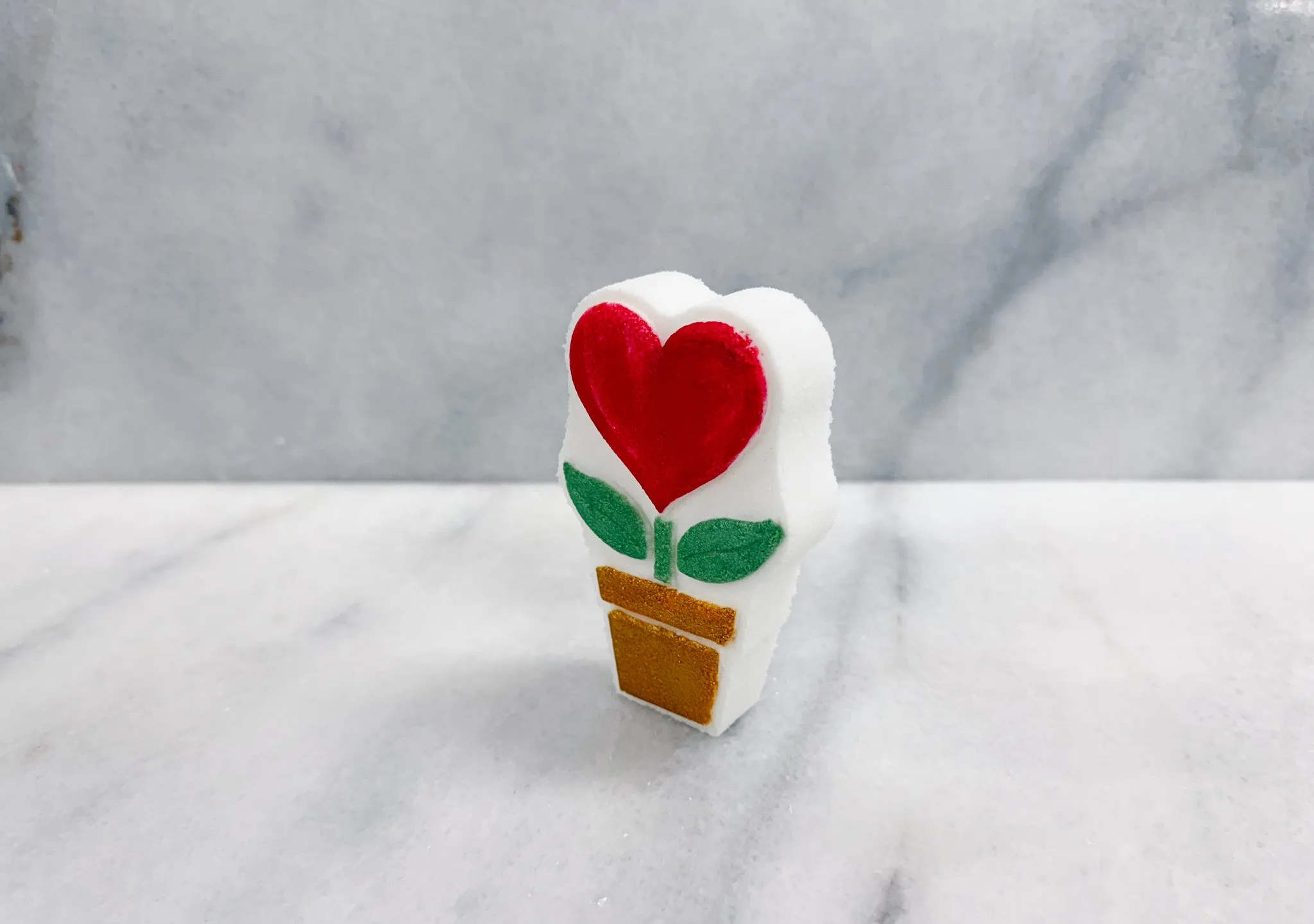 Heart Flower Pot Bath Bomb