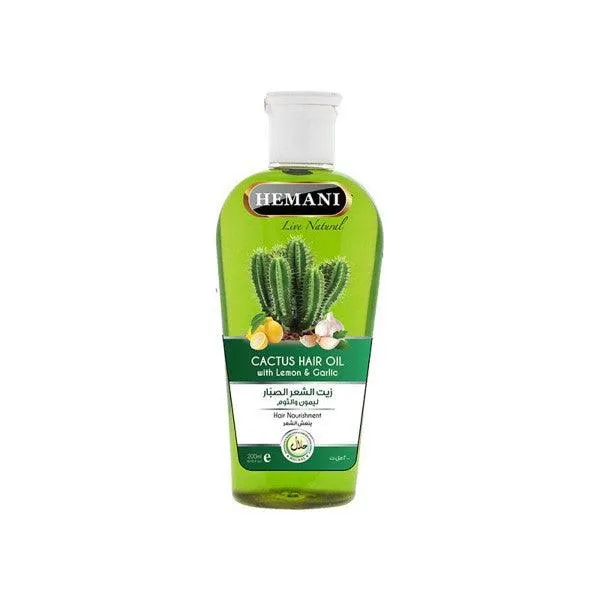 HEMANI CACTUS LEMON & GARLIC HAIRE OIL 100ML
