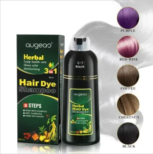 Herbal 500ml Natural Plant Conditioning Hair Dye Shampoo 24064