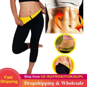HEYME Hot Body Shaper Neoprene Sauna Sweat Women Slimming Pant Sweat Sauna Body Shaper Neoprene Belt Women Slimming Fat Burning