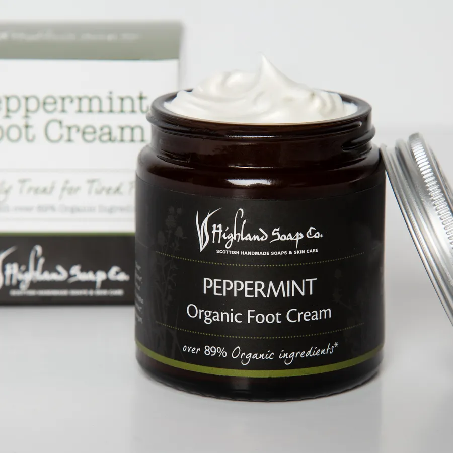 Highland Soap Company Peppermint Foot Cream 120ml