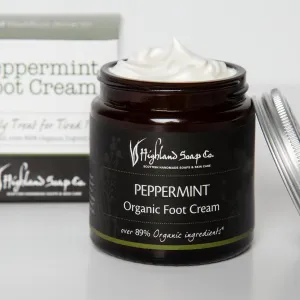 Highland Soap Company Peppermint Foot Cream 120ml