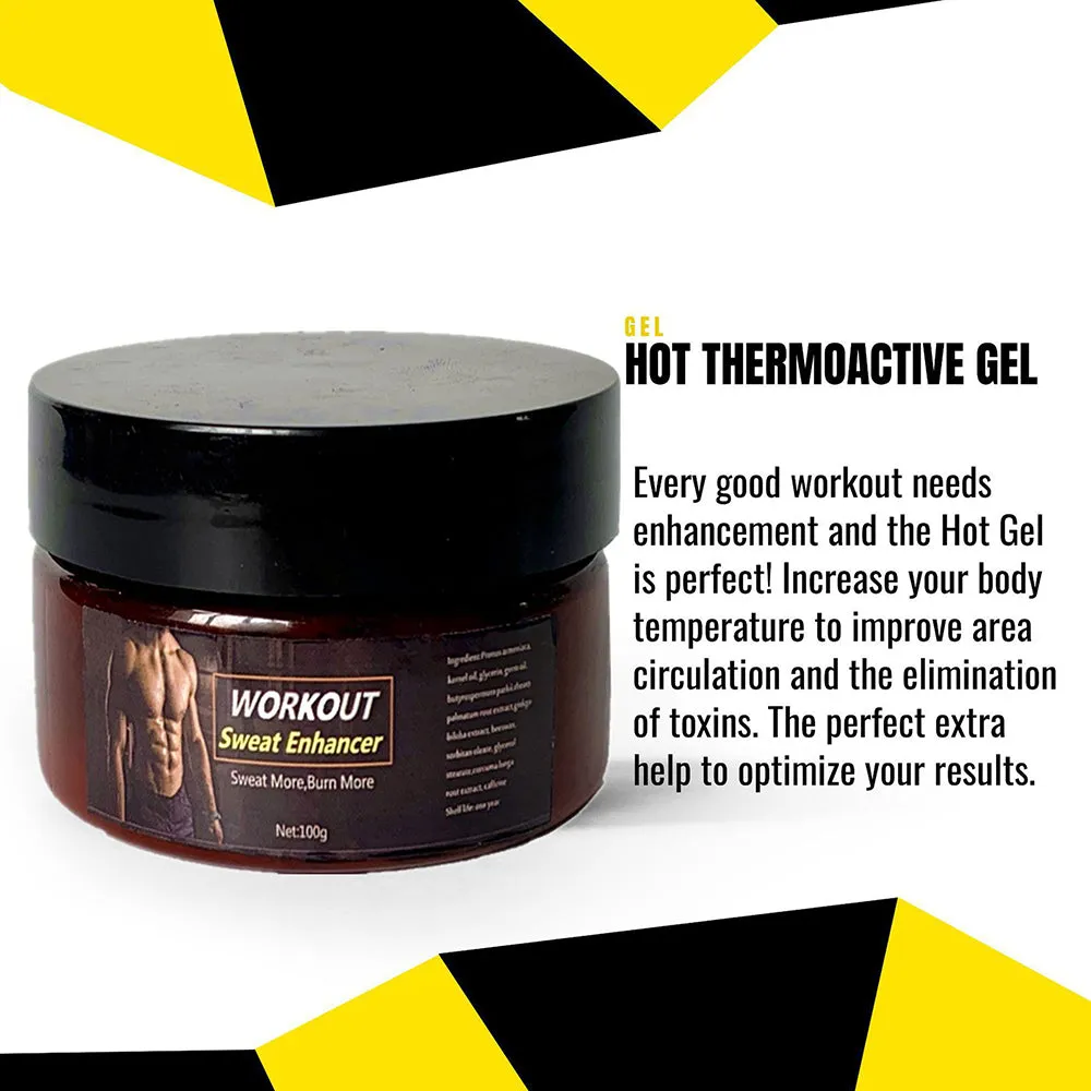 Hot Sweat Fat Burner Cream for Abdominal Muscles Growth