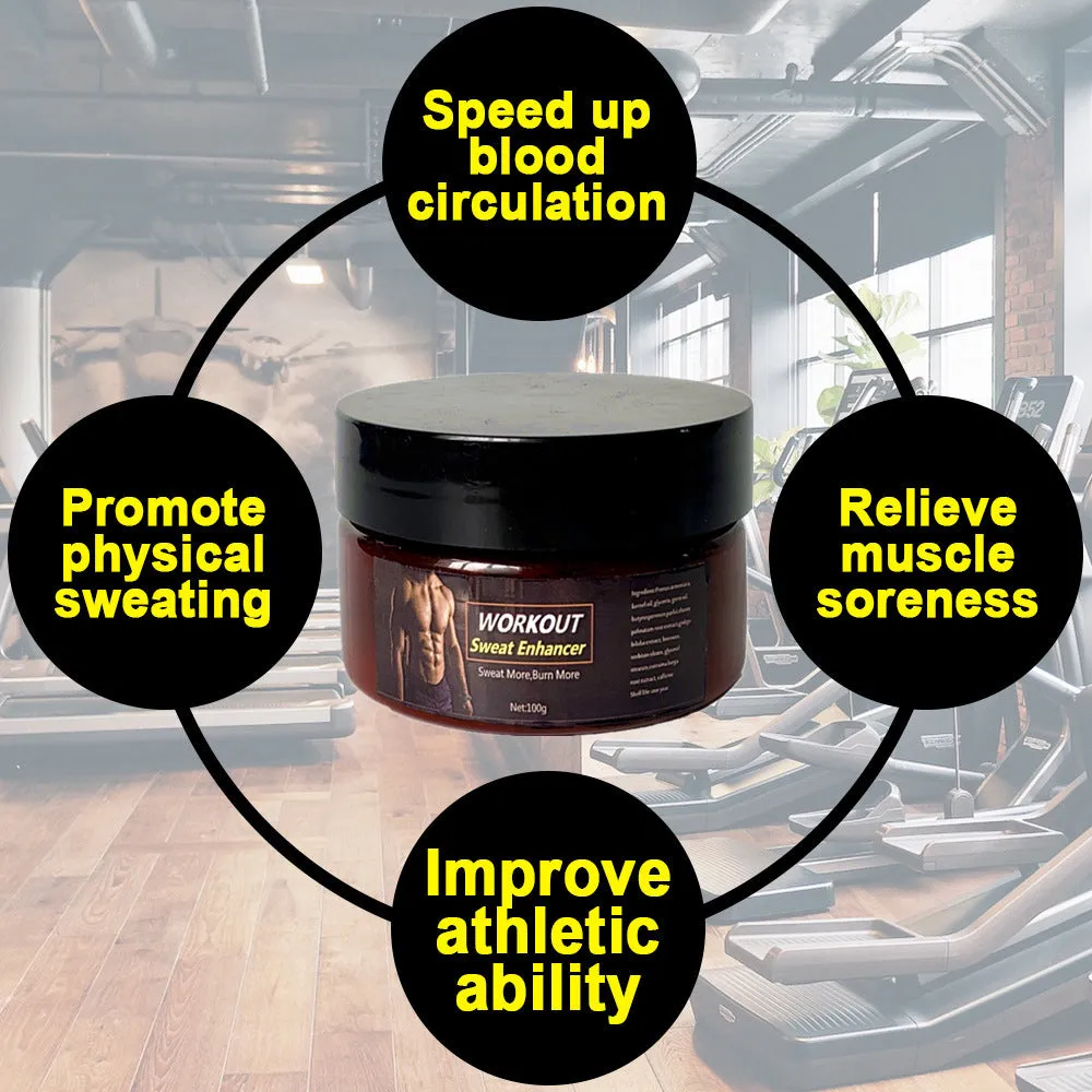 Hot Sweat Fat Burner Cream for Abdominal Muscles Growth